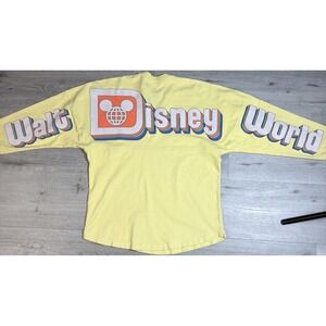Vintage Disney World Long Sleeve Shirt Yellow Small‎